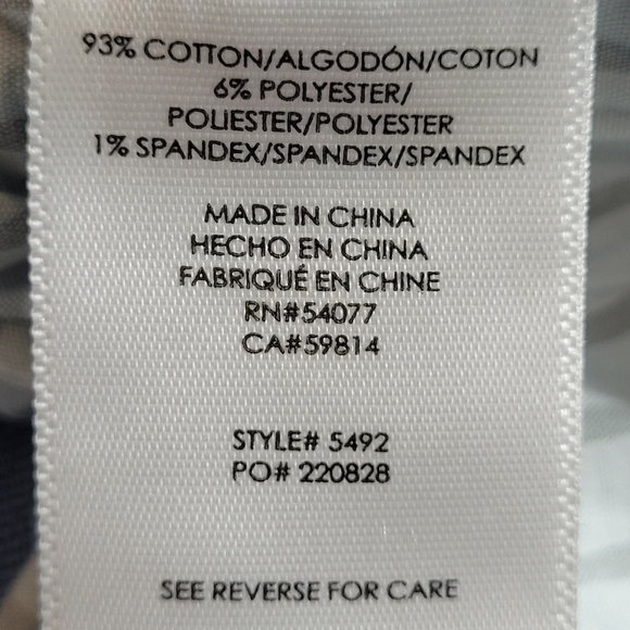 CAbi Cinch Skinny Light Wash Distressed Bleach Splatter Jeans #5492 - Size 4 - Picture 11 of 13